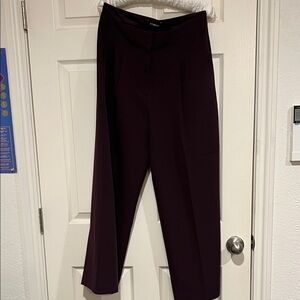 Express Women's Deep Plum Wide Leg Pants